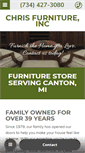 Mobile Screenshot of chrisfurnitureinc.com